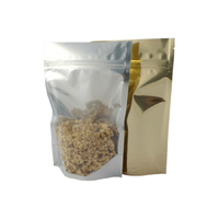 Smell Proof, Anti Detection Foil Bags (20 BAGS) - Gold/Clear Window - Extra Large (27Cm By 35Cm)
