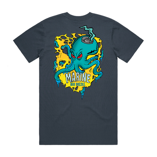 Bio Diesel "TROG" Marine Classic Petrol Blue T-Shirt
